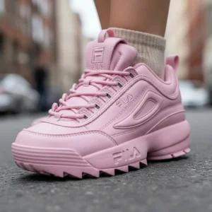 Tenis Fila Niñas Modelo Disruptor Ii Premium Color Rosa