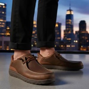 Zapato Mocasin Skechers Caballero Melson Edrick/211105 Café