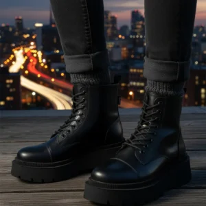 Botín Levi's Para Dama Modelo 1124181 Color Negro