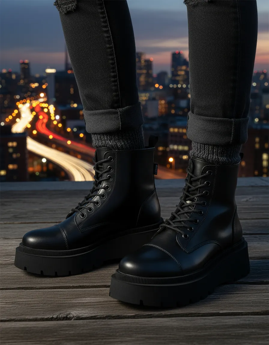 Botín Levi's Para Dama Modelo 1124181 Color Negro