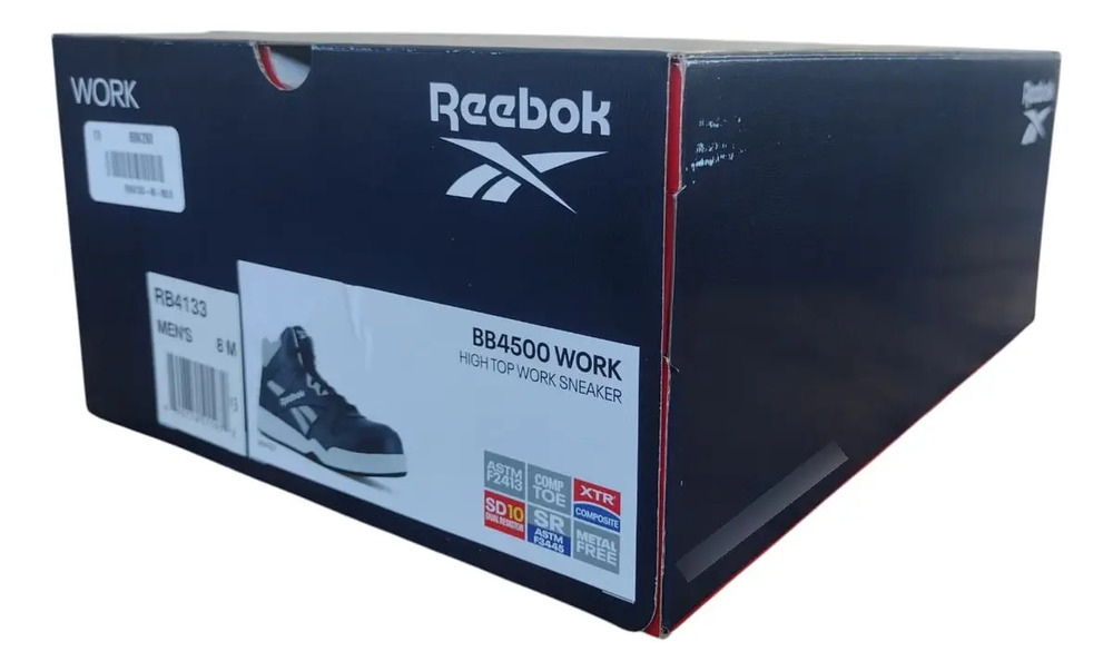 Tenis De Seguridad Reebok Con Casco, Sd Antiestático Rb4133 Blue 31 Mx - Image 7