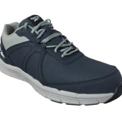 Tenis Reebok De Seguridad Con Casco, Dielectrico Mod. Rb3502 Azul Marino Y Gris 29.5 Mx