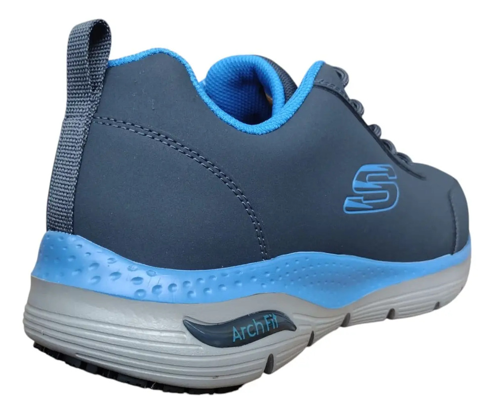 Tenis Skechers De Segurida Casco Acero Dielectri 200148/nvbl Azul Acero Navy 29.5 Mx - Image 8