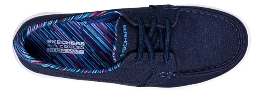 Tenis Skechers Dama Modelo Flex Náutico / 318896 Azul Marino - Image 5