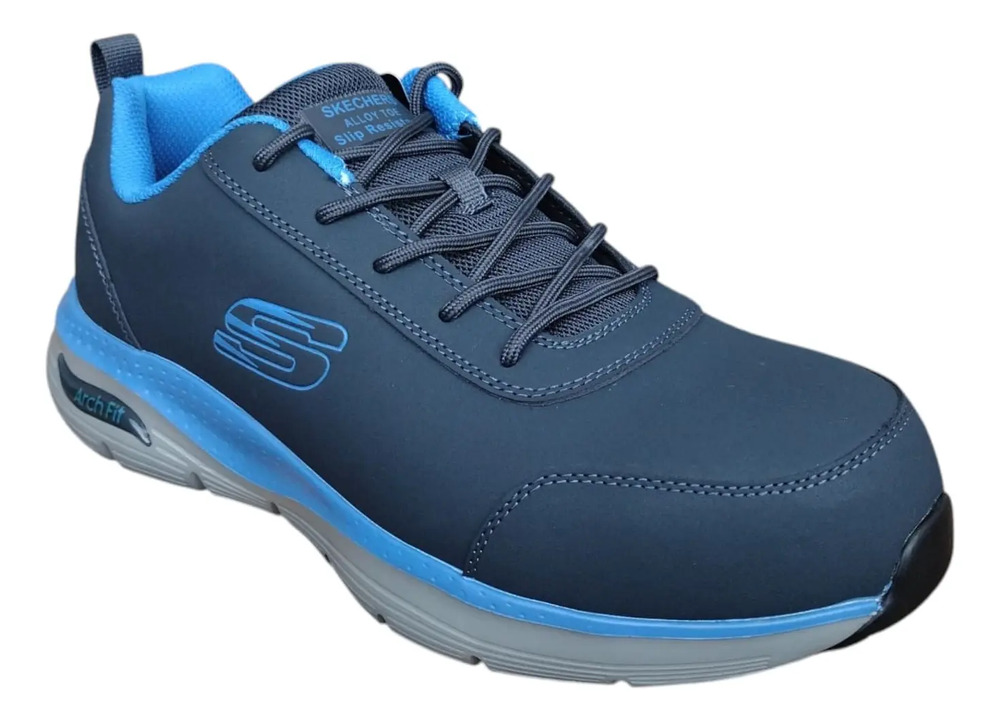 Tenis Skechers De Segurida Casco Acero Dielectri 200148/nvbl Azul Acero Navy 29.5 Mx - Image 6