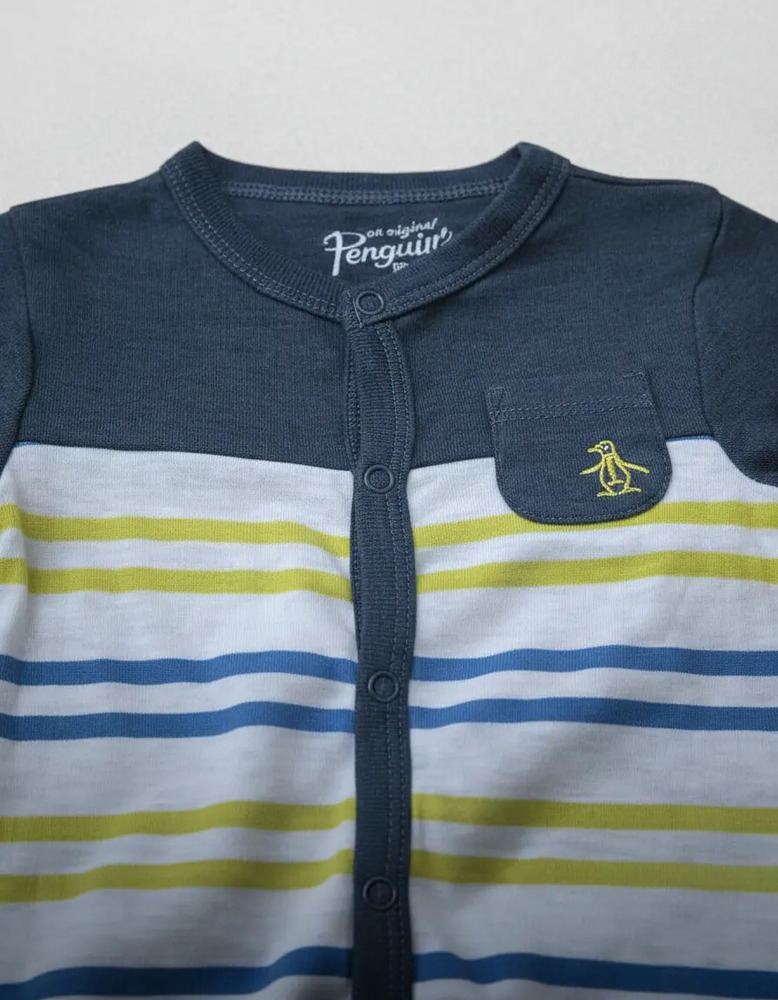 Mameluco Original Penguin Modelo Opb184rp Blue Multi - Image 5