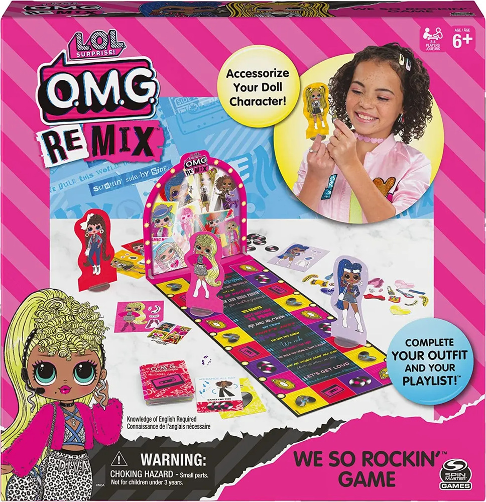 Lol Surprise! Juego De Mesa Omg Remix En Inglés