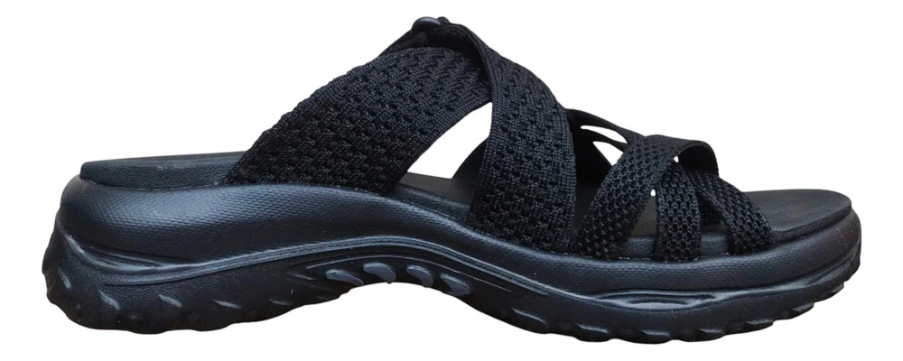 Sandalia Skechers Adventure, Color Nnegro 179314s/blk Negro Textil / Lisa 27 Mx - Image 9