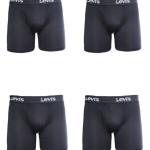 4 Pack Boxer Marca Levi's Caballero Microfibra 701231353 001 Blk Liso M