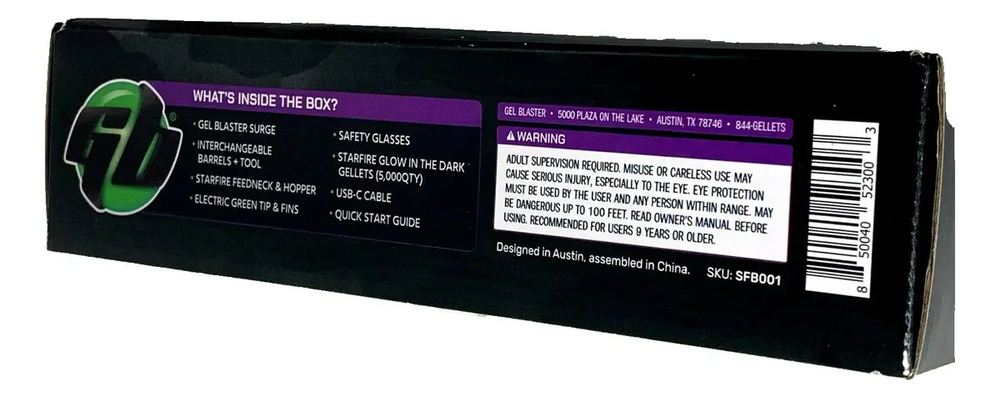 Pistola Eléctrica Hidrogel Gel Blaster Starfire Color Morado Con Blanco - Image 5