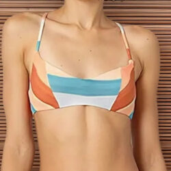 Bikini Top Block Party Cheeky De Lucky Brand Naranja D