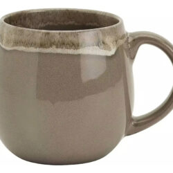 4 Tazas De Cerámica Toscana 26oz-770ml. Tabletop Gallery Color Gris