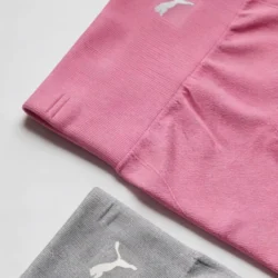 2 Pack Short Deportivo  Biker Marca Puma Color Rosa Y Gris