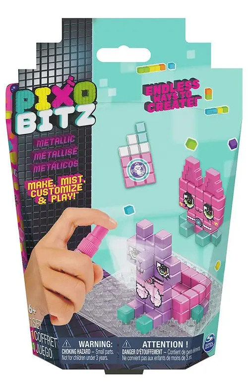 Spin Master Bloques Pixo Bitz Pack Metálico Metálico - Image 2