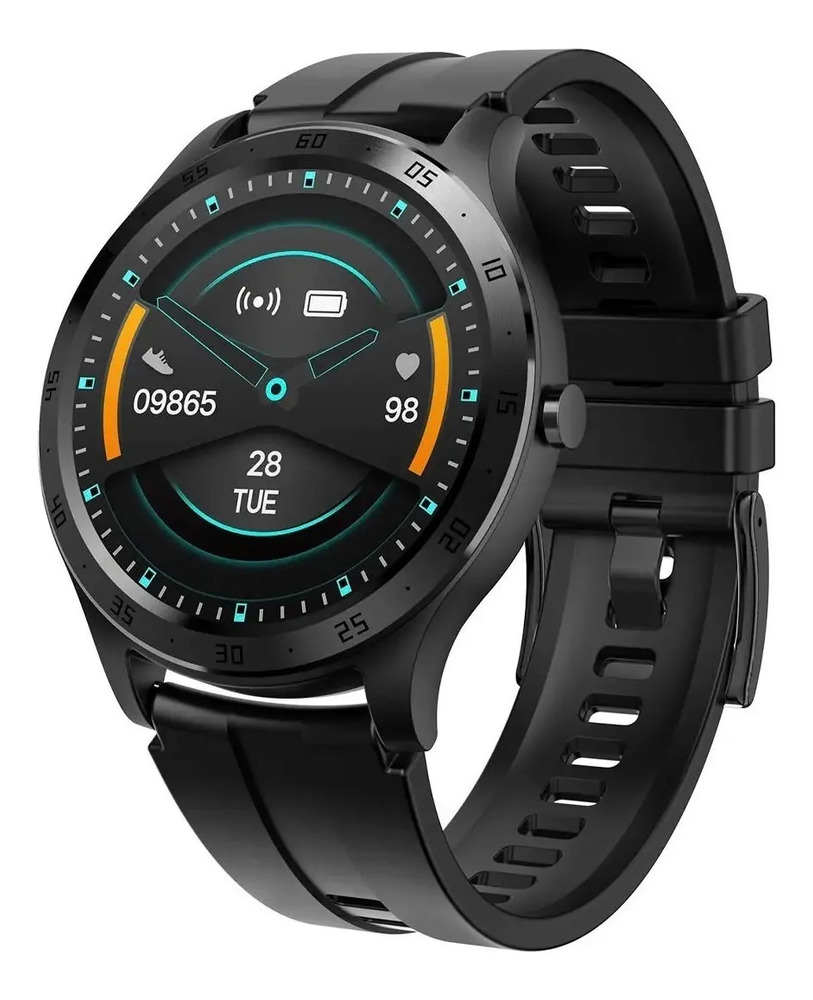 Sync Ray Smartwatch Sr-sw22 Ios Android Bt Pulso Pasos Negro