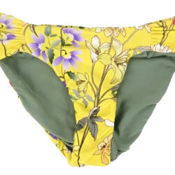Bikini Lucky Brand Reversible Amarillo Flores Tamaño Ch/s Amarillo S