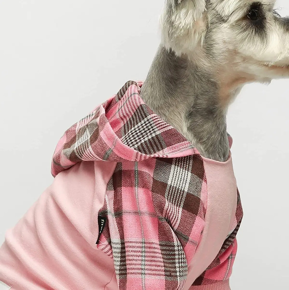 Chaleco Ligero 100 % Algodón Para Perros Y Gatos Con Capucha - Image 2