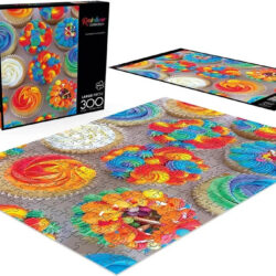 Rompecabezas Rainbow Cupcakes Buffalo 300pza Calidad Premium