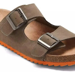 Huarache/sandalias Para Niño Mod. Th Yono Marca Thereabouts Verde Militar 2 Mx