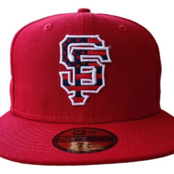 Gorra Original New Era Giants Sf 59fifty (61.5cm) Rojo 61.5 Cm Lisa