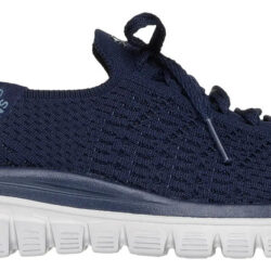 Tenis Skechers Para Mujer First Blush Mod. 100736/nvy