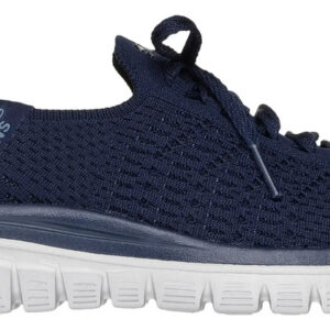 Tenis Skechers Para Mujer First Blush Mod. 100736/nvy