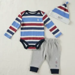 Mameluco Set 3 Piezas Original Penguin Modelo Multi Opb146st
