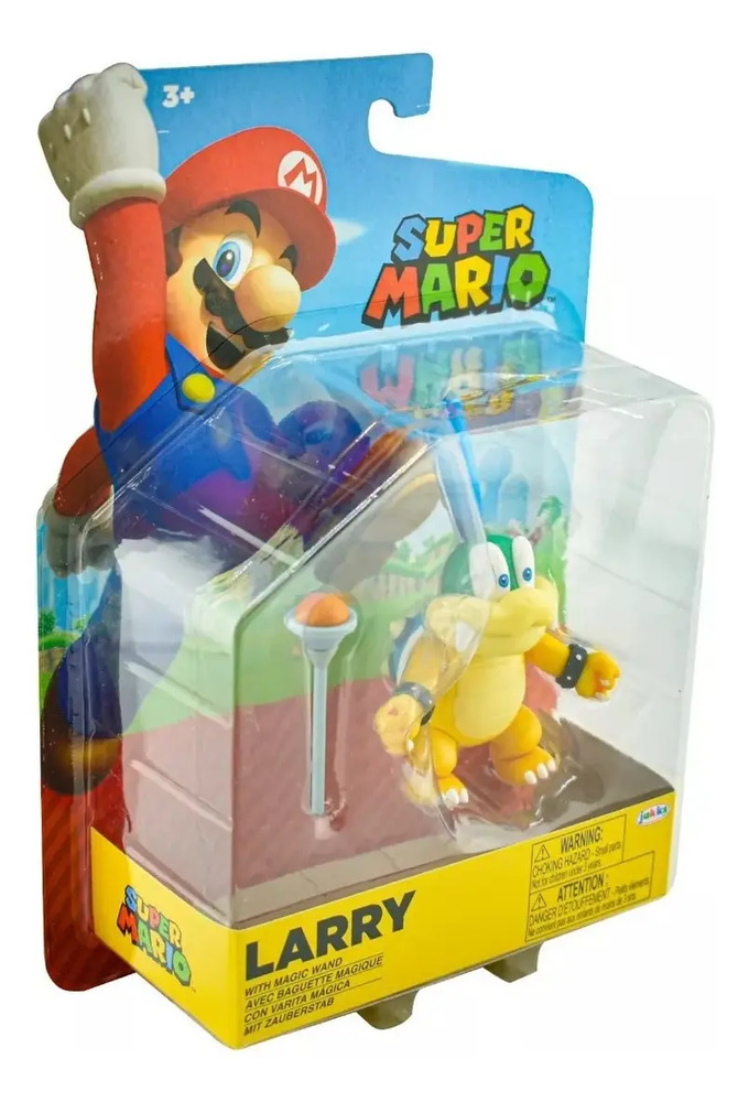 Set 2 Figuras De Mario Bros 10cm Larry Y Tortuga Paratropa - Image 4