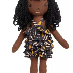 Muñeca De Peluche De Lino Rae Hecha A Mano 35 Cm Hiperiman