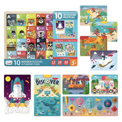 Rompecabezas Infantil Madera Chuckle & Roar Unico 8-13 Años