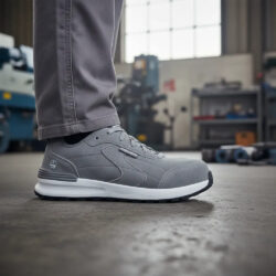 Tenis Skechers De Seguridad Casco,antiestaticos 200238/gry Gris Claro 28 Mx