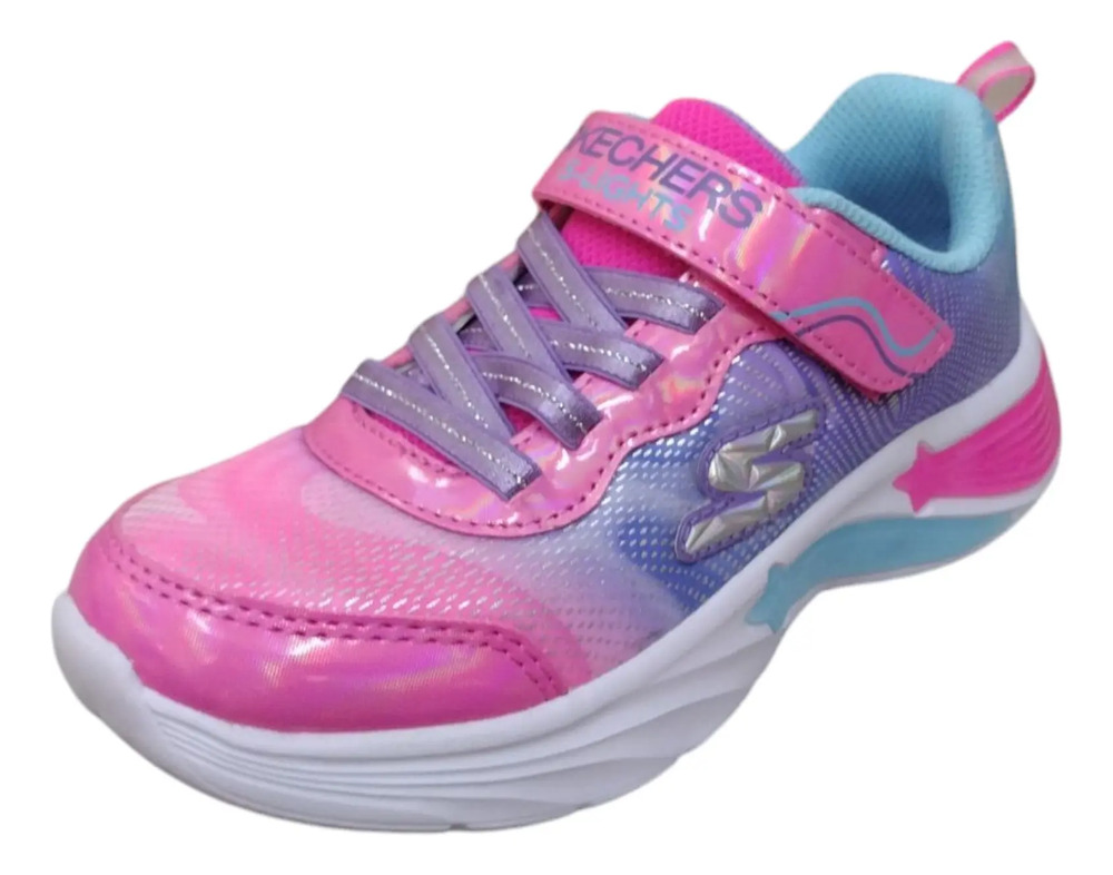 Tenis Skechers Para Niñas Con Luz Modelo Hotpink/318297 - Image 8