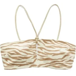 Bikini Top American Eagle Aerie Zebra Talla M Estampado Cebra M