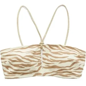 Bikini Top American Eagle Aerie Zebra Talla M Estampado Cebra M