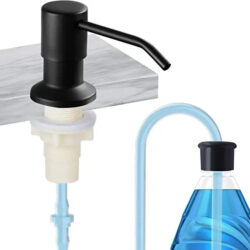 Dispensador De Jabón Con Manguera De Extensión. Negro