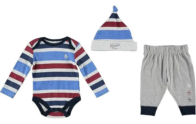 Mameluco Set 3 Piezas Original Penguin Modelo Multi Opb146st - Image 9
