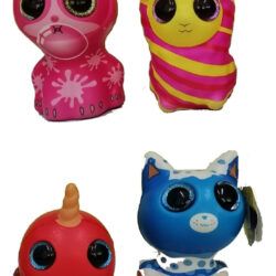 4 Muñecos Amazing Squishee!  Colección Foodie Friends Sweets