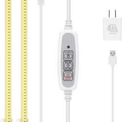 Luces Led Plantas Cultivo Interior, Temporizador 48leds 10w Blanco
