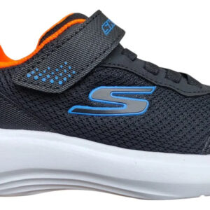 Tenis Skechers Niño Mod. 403615l/blk  Reset Achieved Negro Negro Lisa 20 Mx