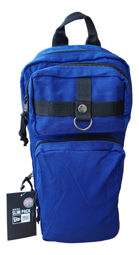 Mochila New Era Slim Pack Mlb Osfa Color Azul Diseño De La Tela Lisa Liso - Image 2