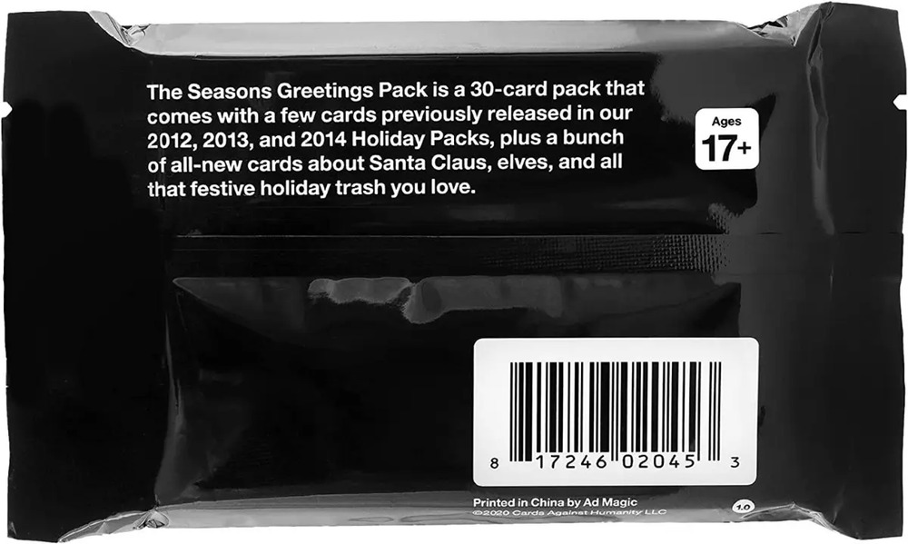 Paquete De Cartas Cards Against Humanity Seasons Greeting P - Image 2