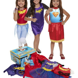3 En 1 Disfraz Super Héroes (heroínas) Niñas/caja Sorpresa Multicolor 4-6