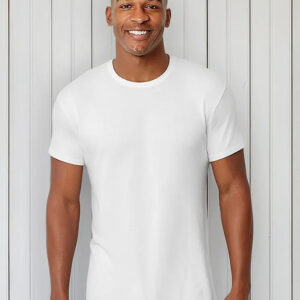 Hanes 3 Camisetas Cuello Redondo Comfort Flex Fit  Hombre Blanco S Liso