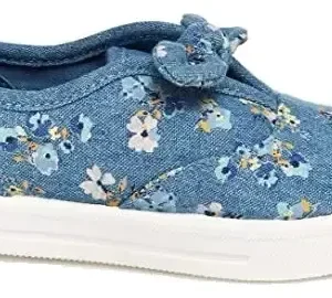 Tenis Niña Oshkosh B'gosh Modelo Azalia Color Azul Azul Acero 14 Cm
