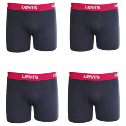 4 Pack Boxer Marca Levi's Caballero Algodón 701231346 004