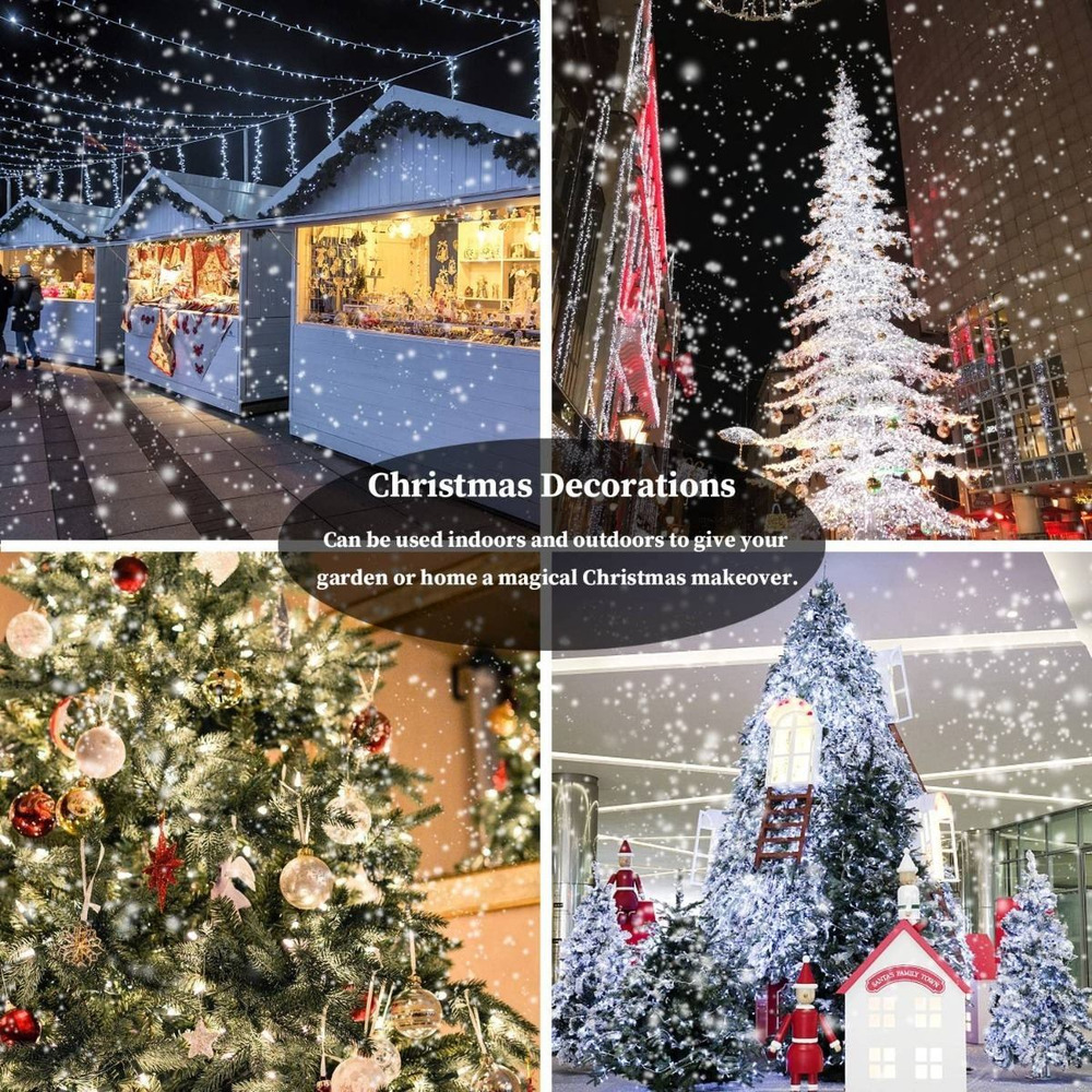 Serie De Luces Cálidas De Led Con 8 Modos De 30 Metros Ollny Blanco - Image 8