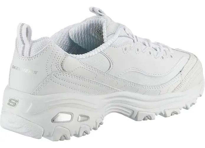 Tenis Skechers Originales D' Lites 11420-wsl Blanco Lisa 4,0 Mx - Image 2