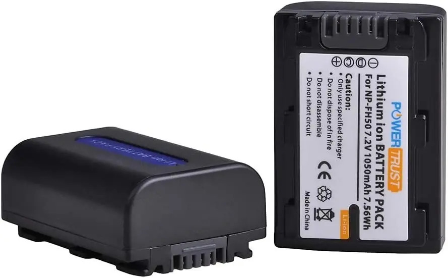 Batería 2 Piezas Con Cargador Usb Dual Para Sony Np-xx - Image 3