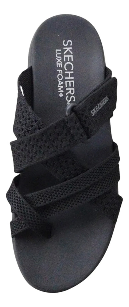 Sandalia Skechers Adventure, Color Nnegro 179314s/blk Negro Textil / Lisa 27 Mx - Image 6