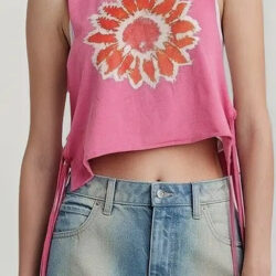 Blusa Top Marca Wild Fable Girasol Modelo Pink/jq0779 Rosa Oscuro M